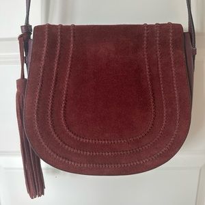 Vince Camuto suede leather crossbody